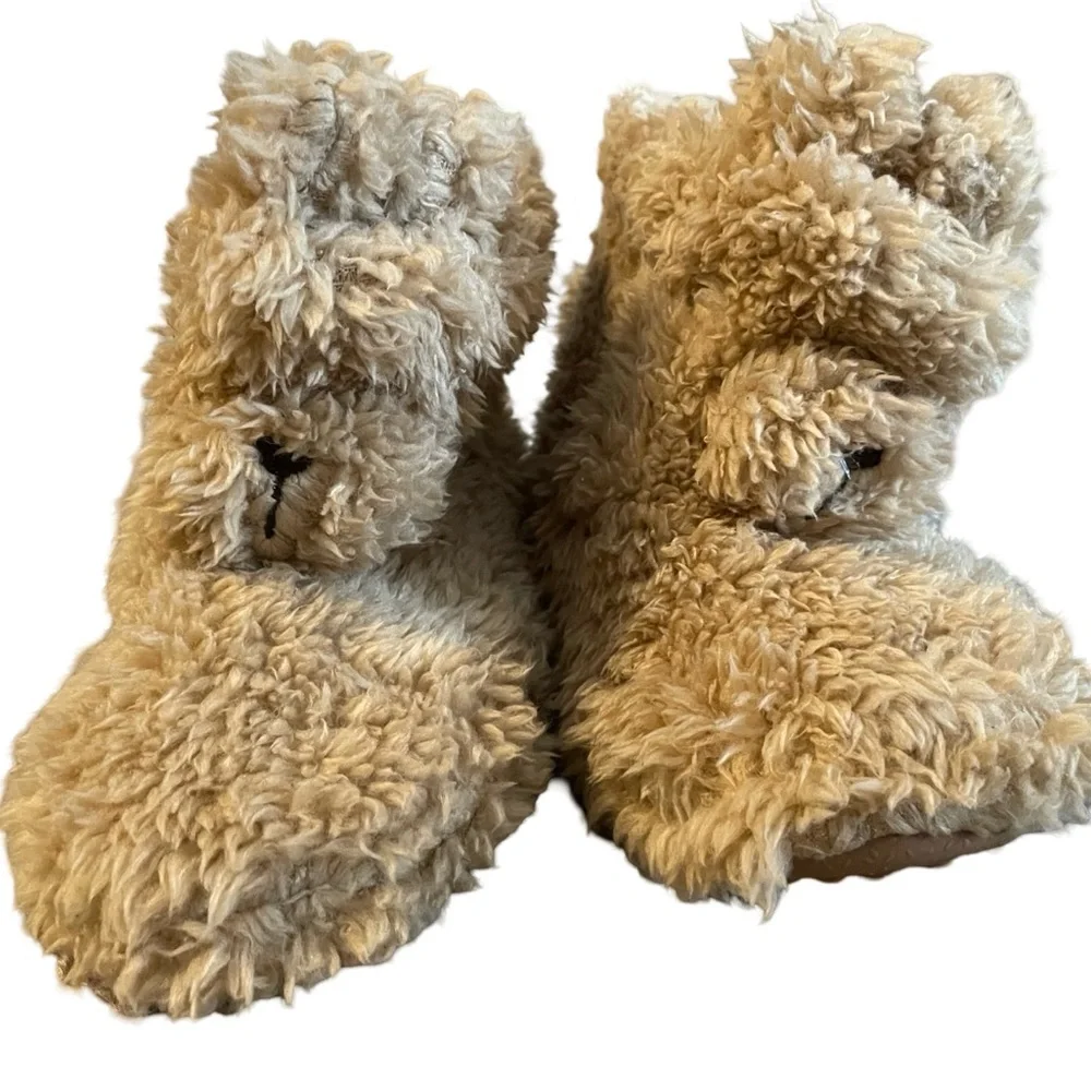 Teddy Bear slippers unisex 11/12 kids